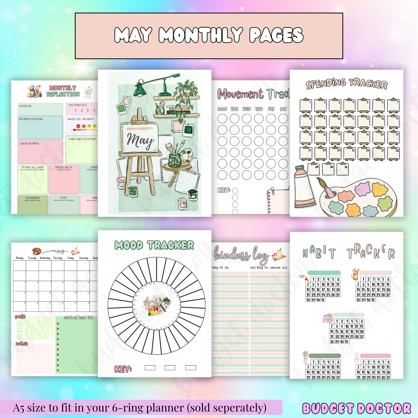 2026 Combo | Planner + 12 Month Themed Pages