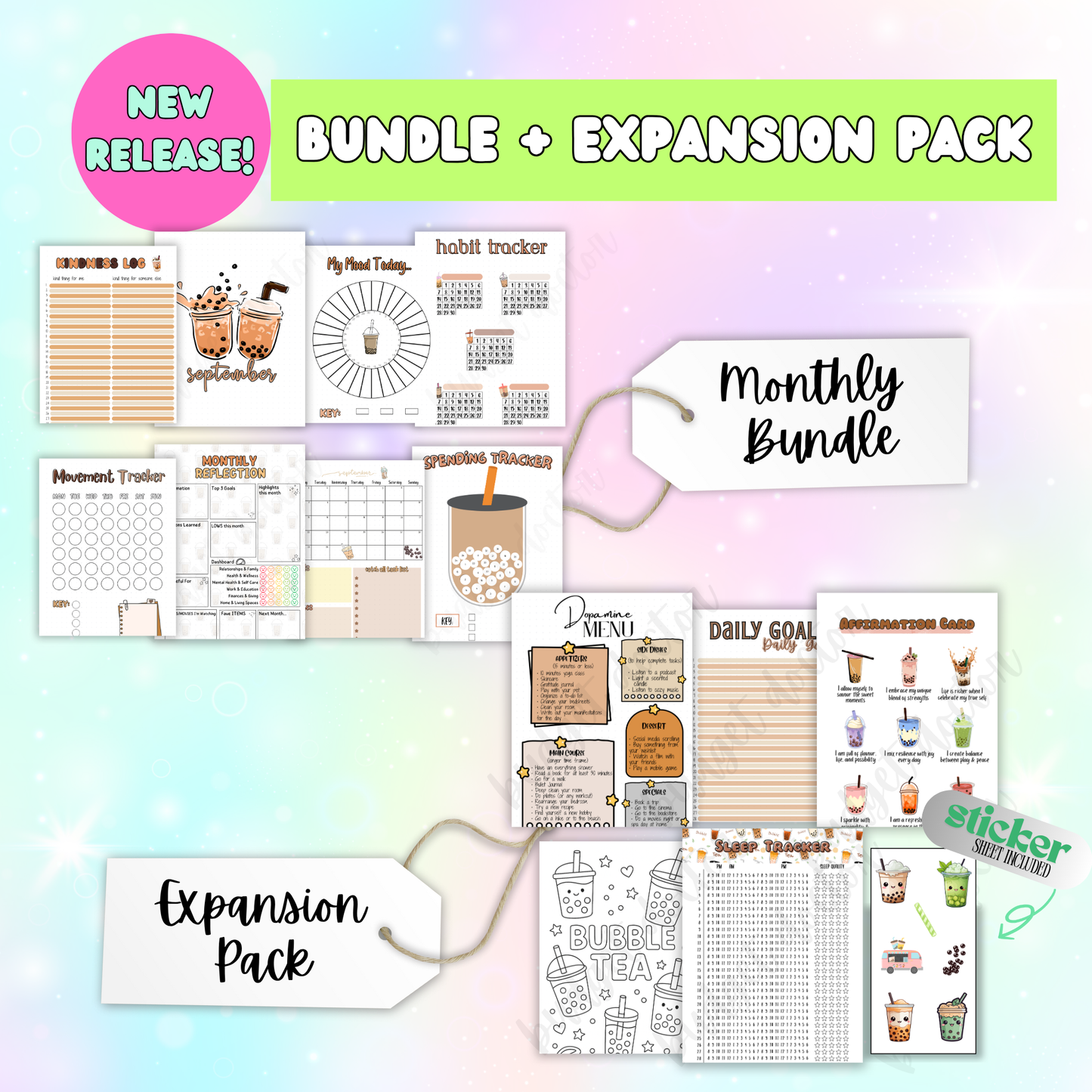 September Bubble Tea Spreads | Physical | 2025