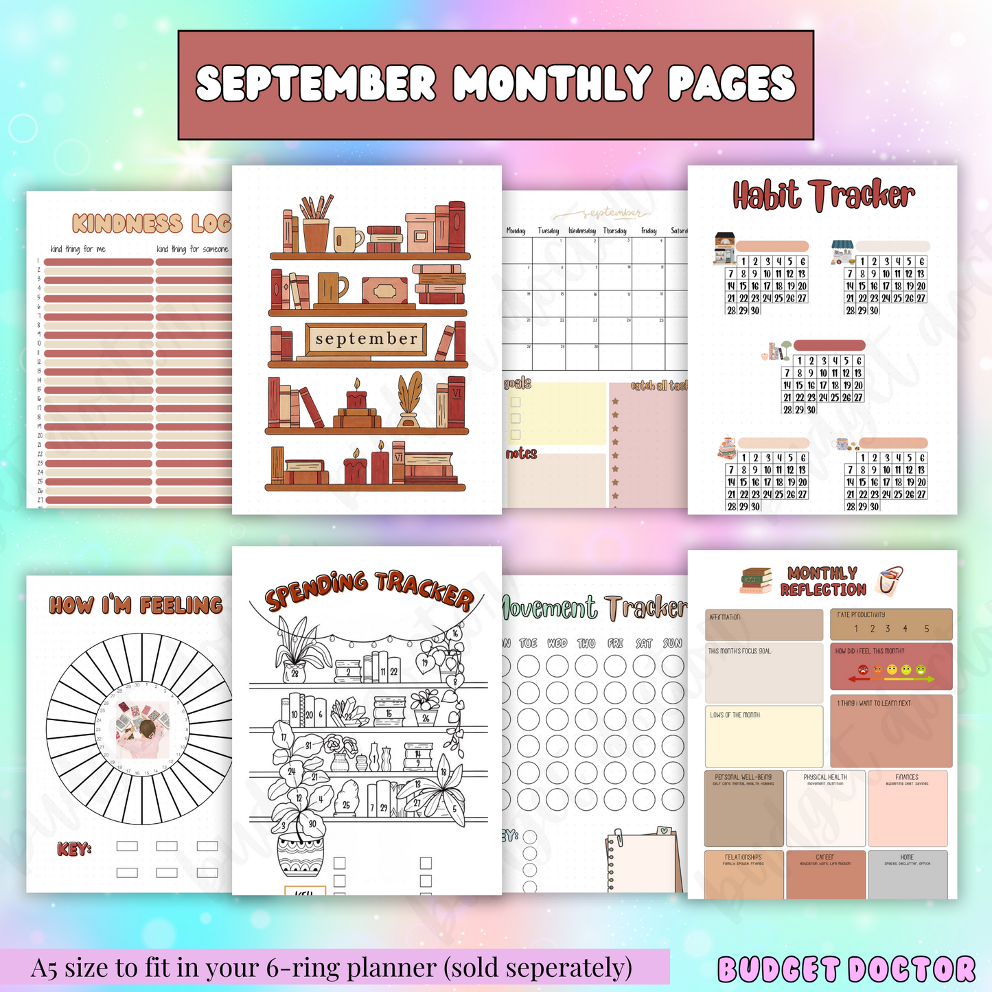 2026 Combo | Planner + 12 Month Themed Pages