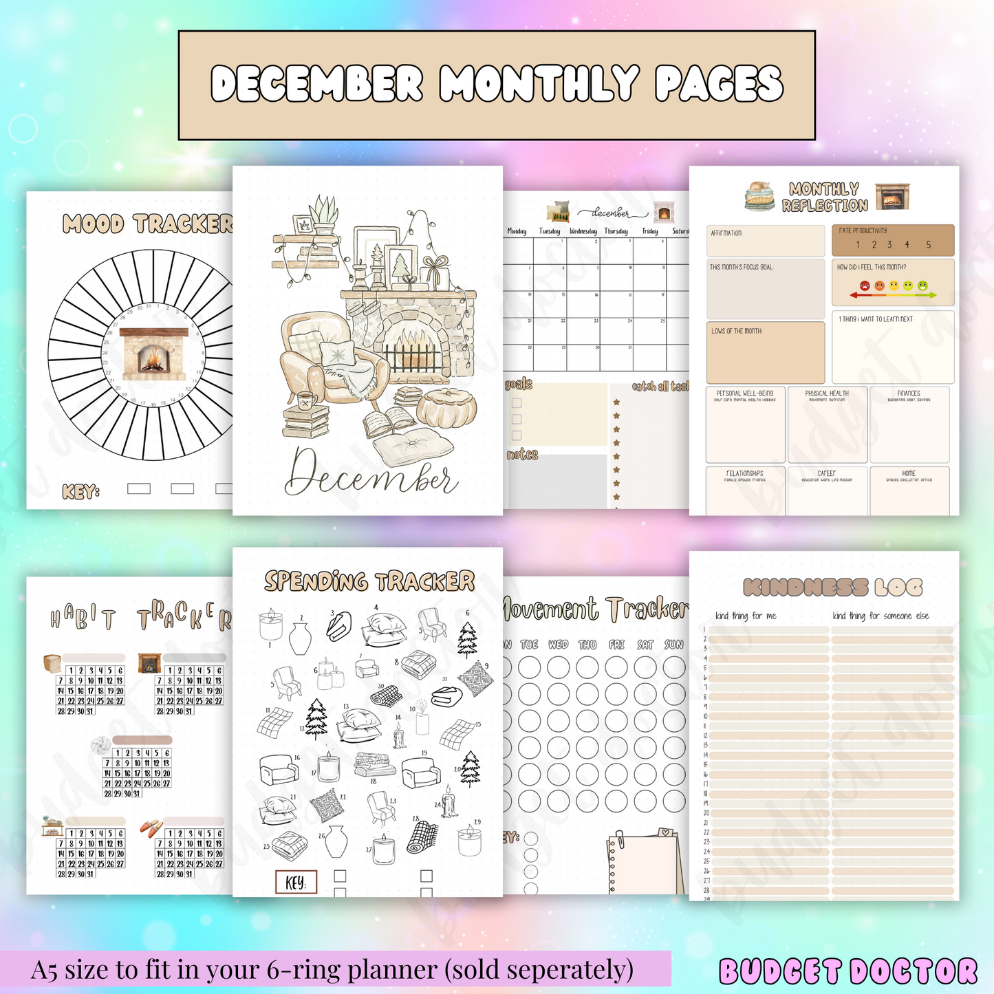2026 Combo | Planner + 12 Month Themed Pages