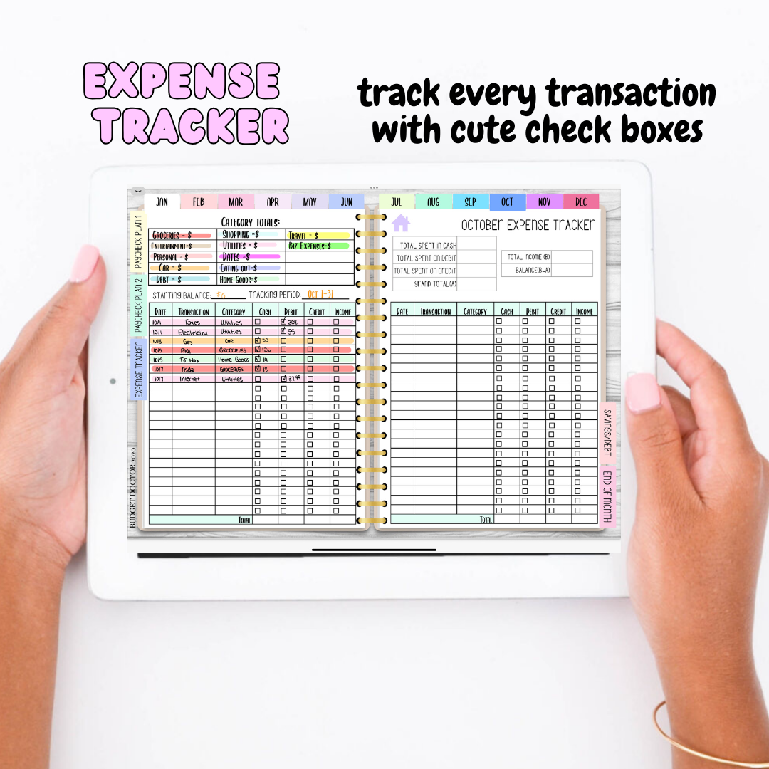 The PASTEL Budget Planner | Digital