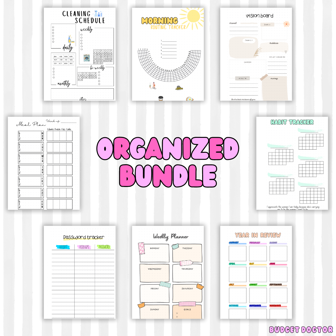 Organized Bundle Inserts | Digital