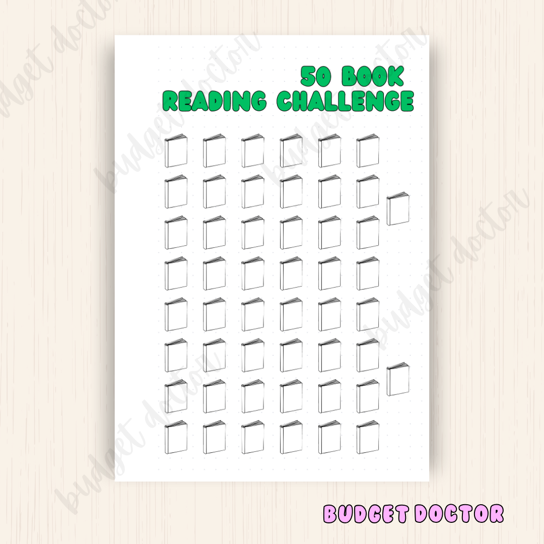 Reading Challenge | Journal Insert