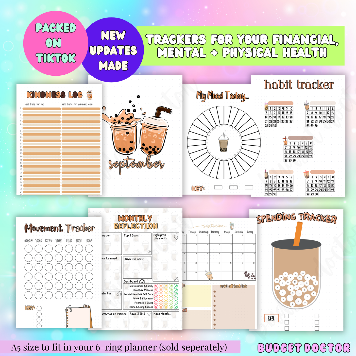 September Bubble Tea Spreads | Physical | 2025