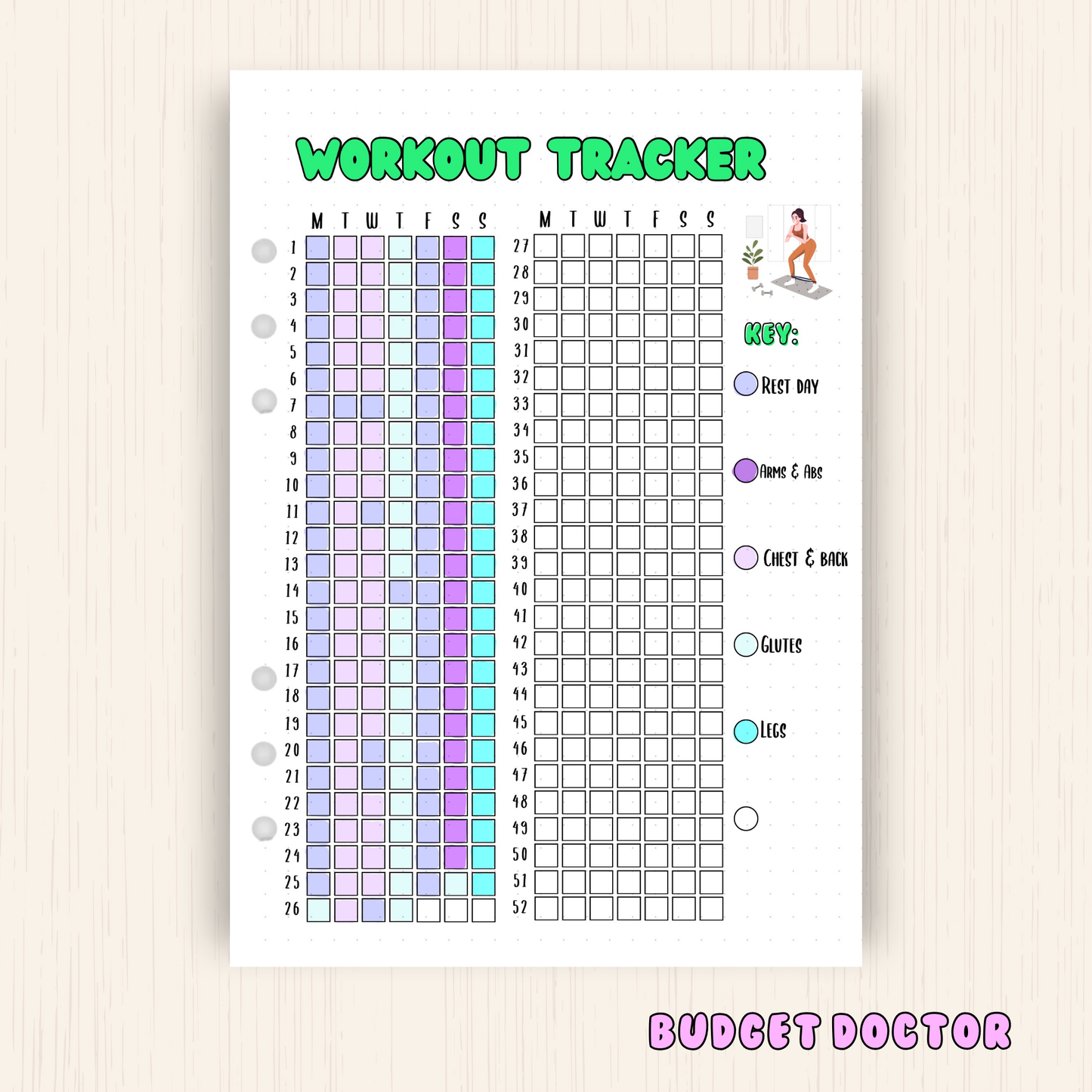 ALL Trackers| 98 Planner Inserts