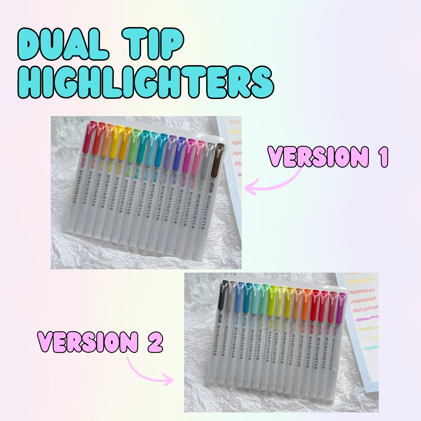 Highlighters Double Ended | versions 1 + 2