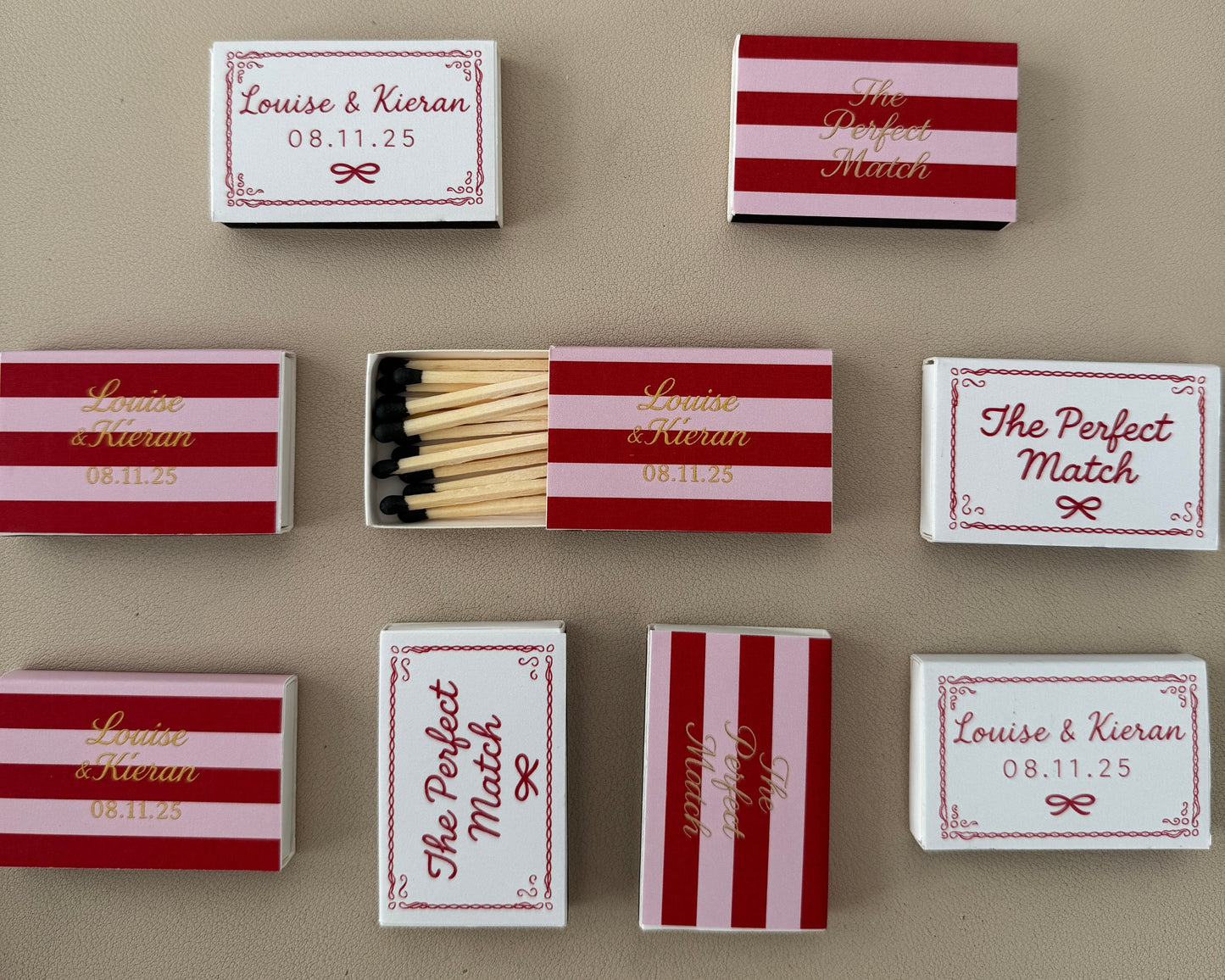 Match Boxes Personalised