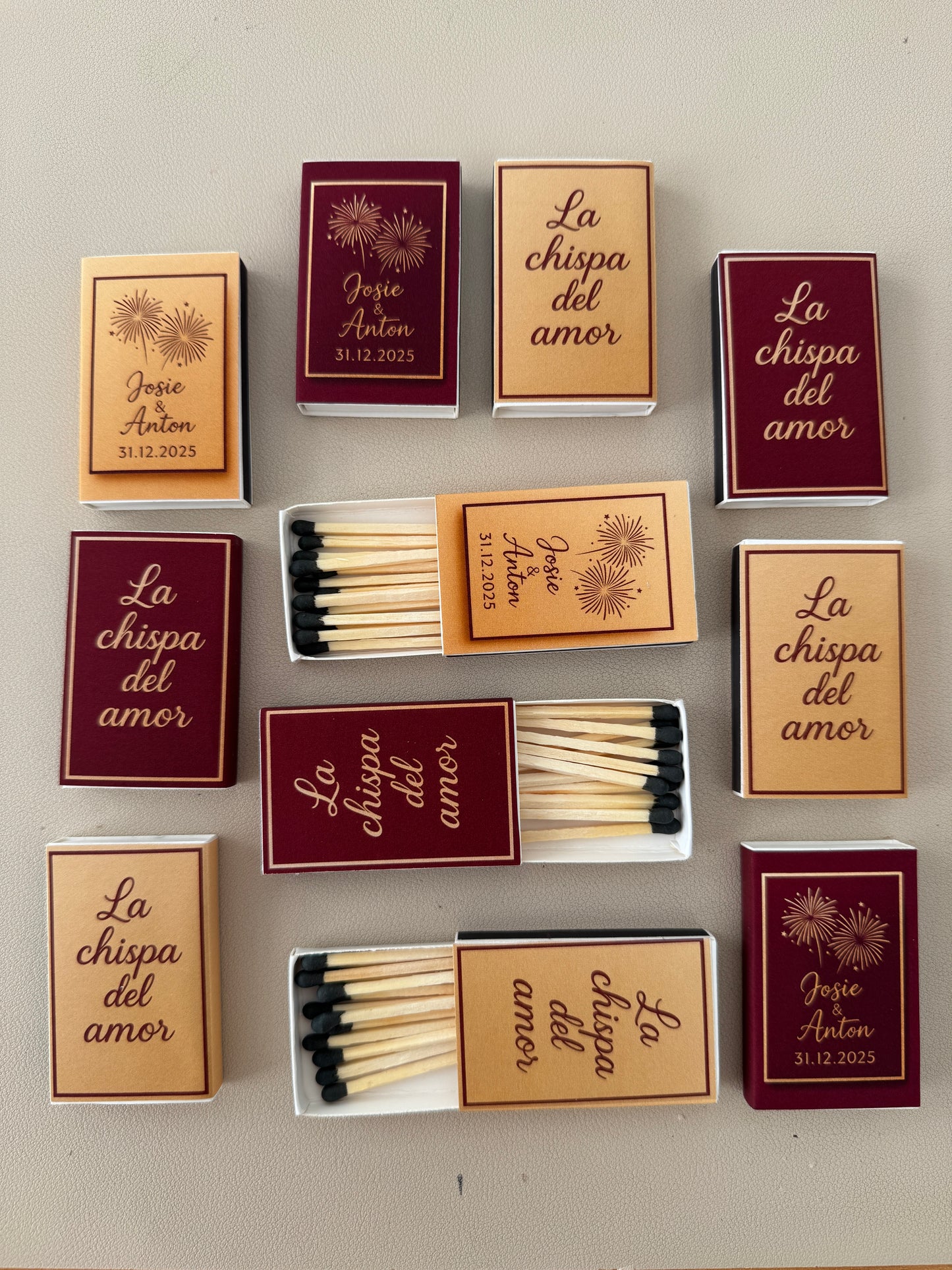 Match Boxes Personalised