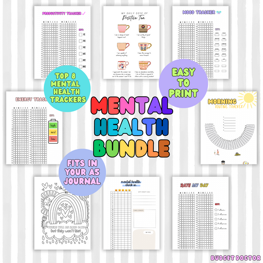 Mental Health Bundle Insert Set | Digital